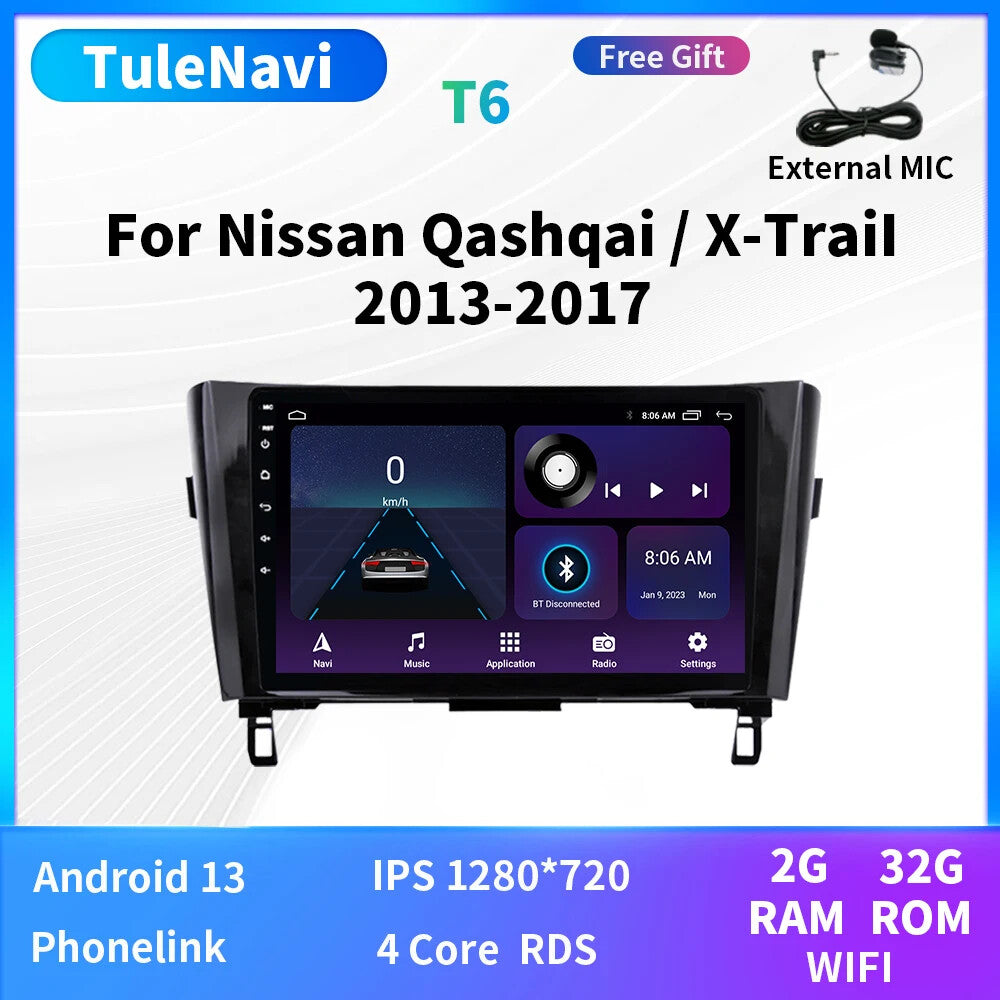 for Nissan XTrail Qashqai J11 J10 Multimedia Video Player Car Stereo Radio GPS
