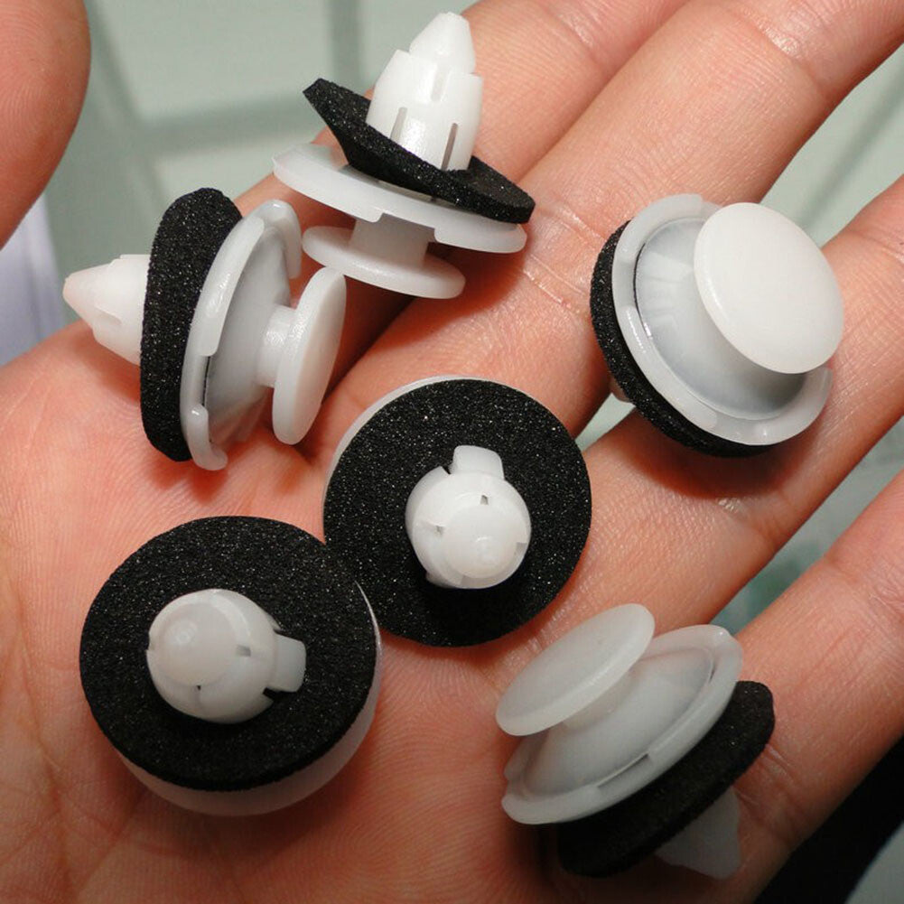 10 Car Tailgate Hatch-License Moulding Trim Piece Retainer Clips for Honda