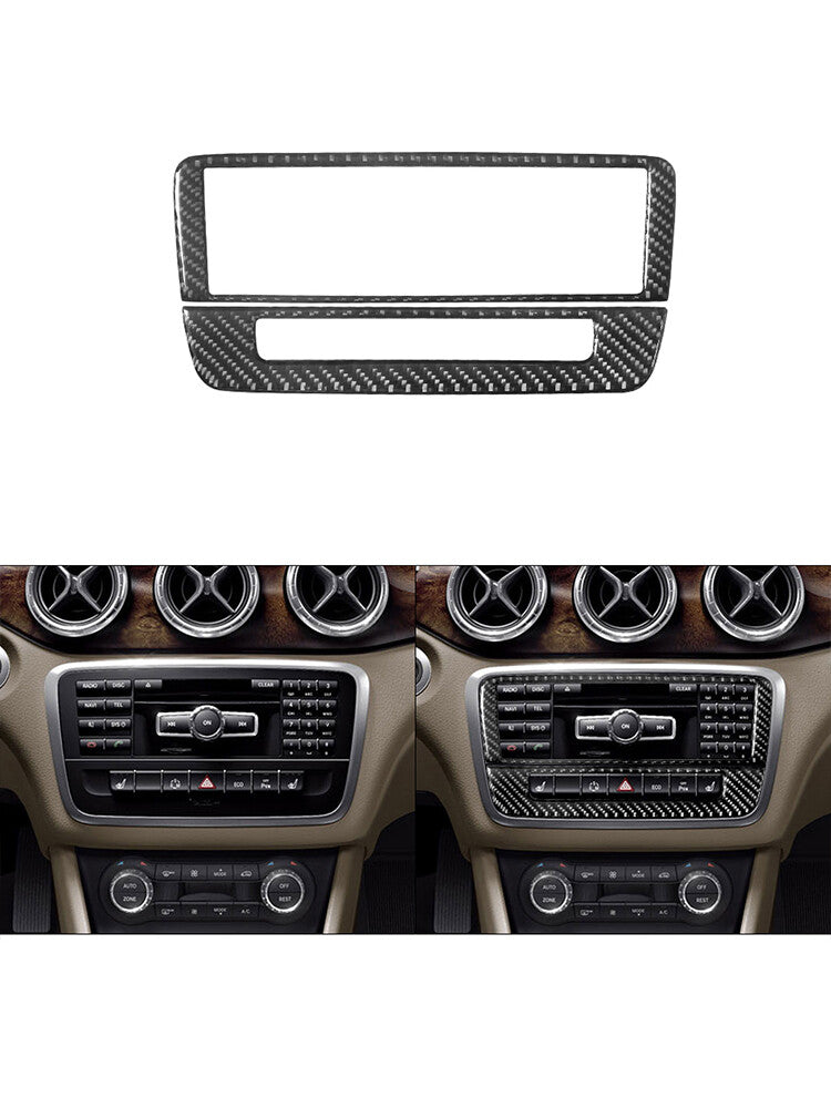 Carbon Fiber Radio Trim for Mercedes-Benz CLA 2014-2018/GLA 2015-18 Type-A