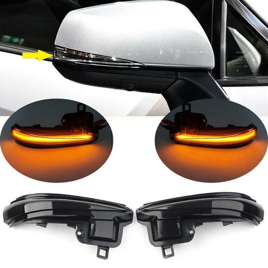 2P LED Side Mirror Sequential Dynamic Turn Signal Light for Toyota RAV4 2019-23
