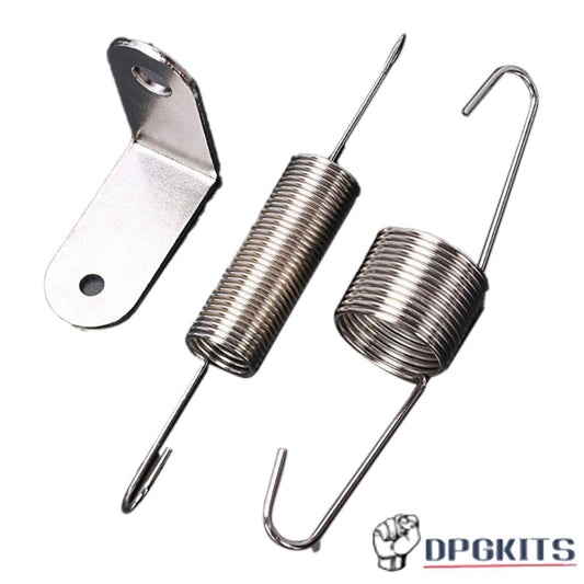 Chrome Throttle Return Spring Bracket  Dual Springs for Chevy for Ford Engine
