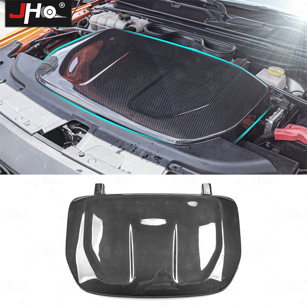Replacement Carbon Fiber Engine Top Cover Trim for Dodge for Ram 1500 TRX 2021-2024