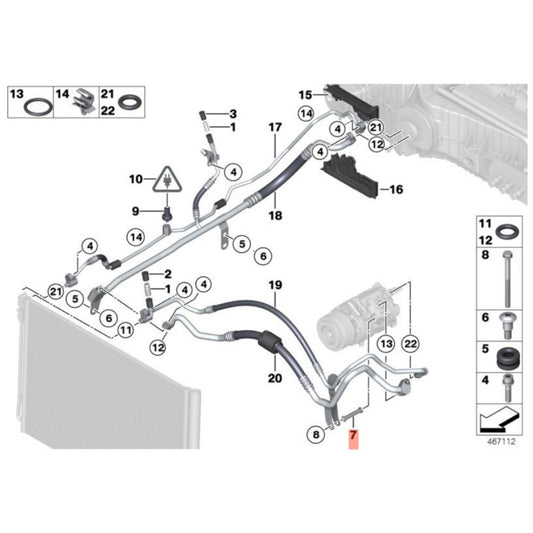 Spacer Bush for BMW 889520 64539167147