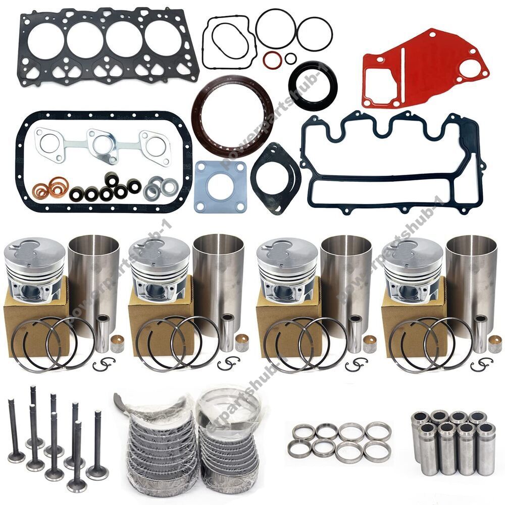 4LE1 Overhaul Rebuild Kit+Connecting rod+crankshaft for Isuzu Engine John Deer