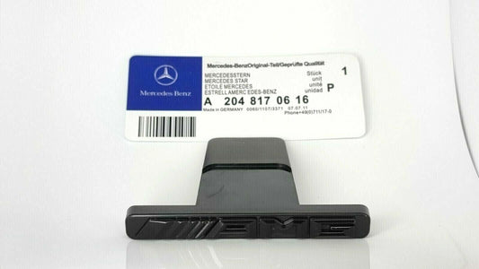 Glossy Black Barbecue Badge for AMG Panamericana GT