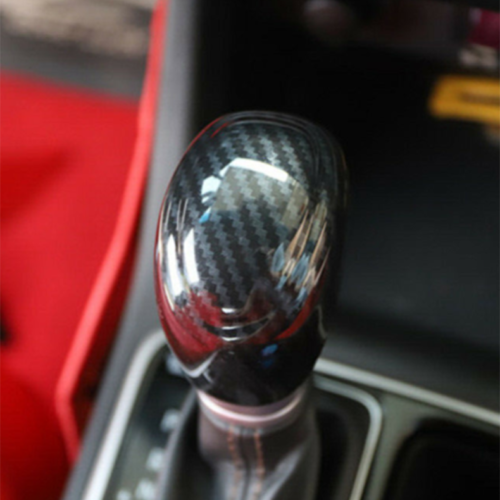 for Hyundai Sonata 2015-2019 Carbon ABS Inner Gear Shift Knob Molding Cover Cap