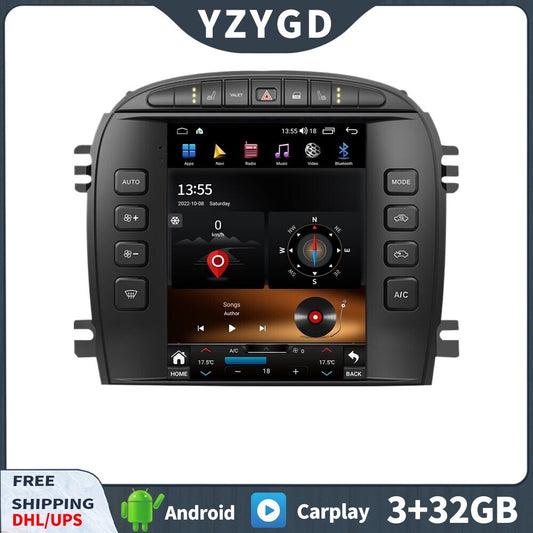 Android for Jaguar S-TYPE 2004 2005 Car Radio Carplay Screen Stereo Receiver 32G