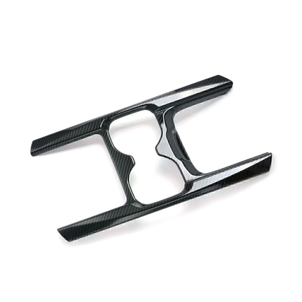 Carbon Fiber Water Cup Holder Cover Trim Frame for Honda CR-V CRV 5th 2017-2019