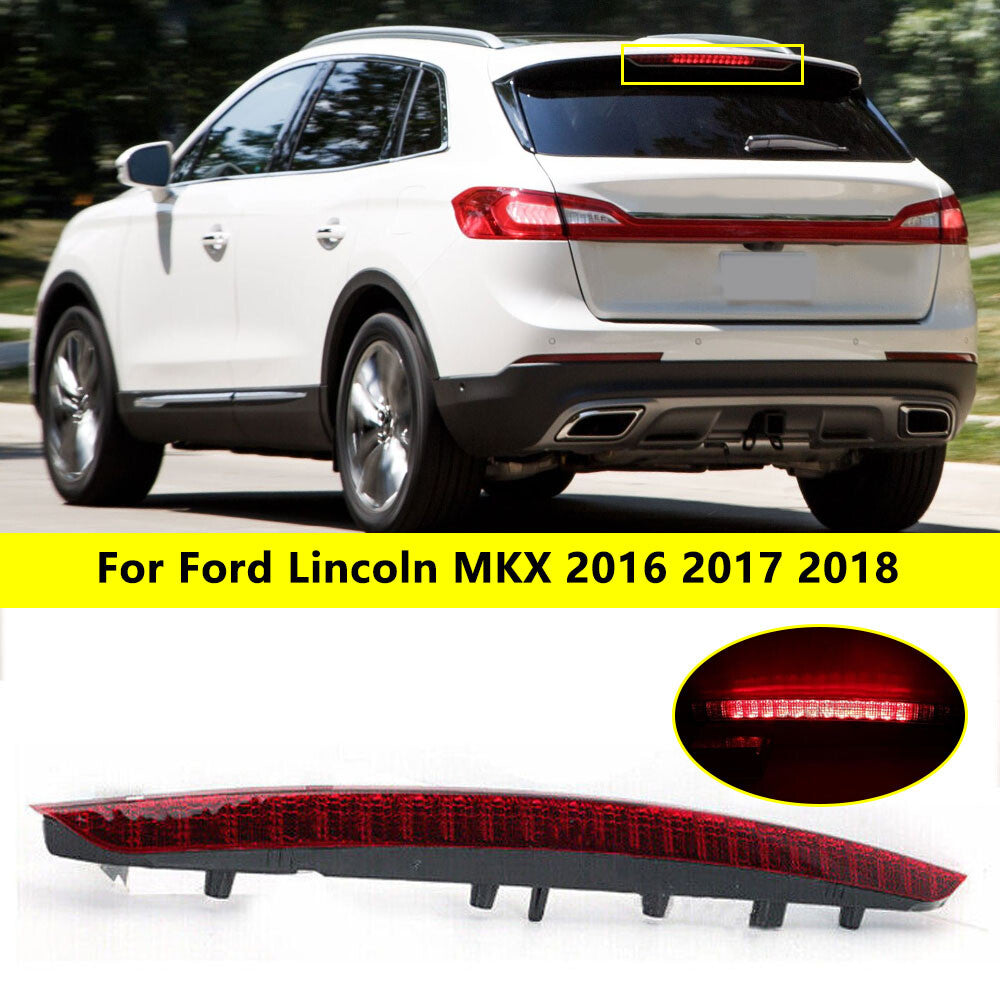LED 3rd Brake Lamp Stop Light High Mount Red for Lincoln MKX 2016 2017-2018