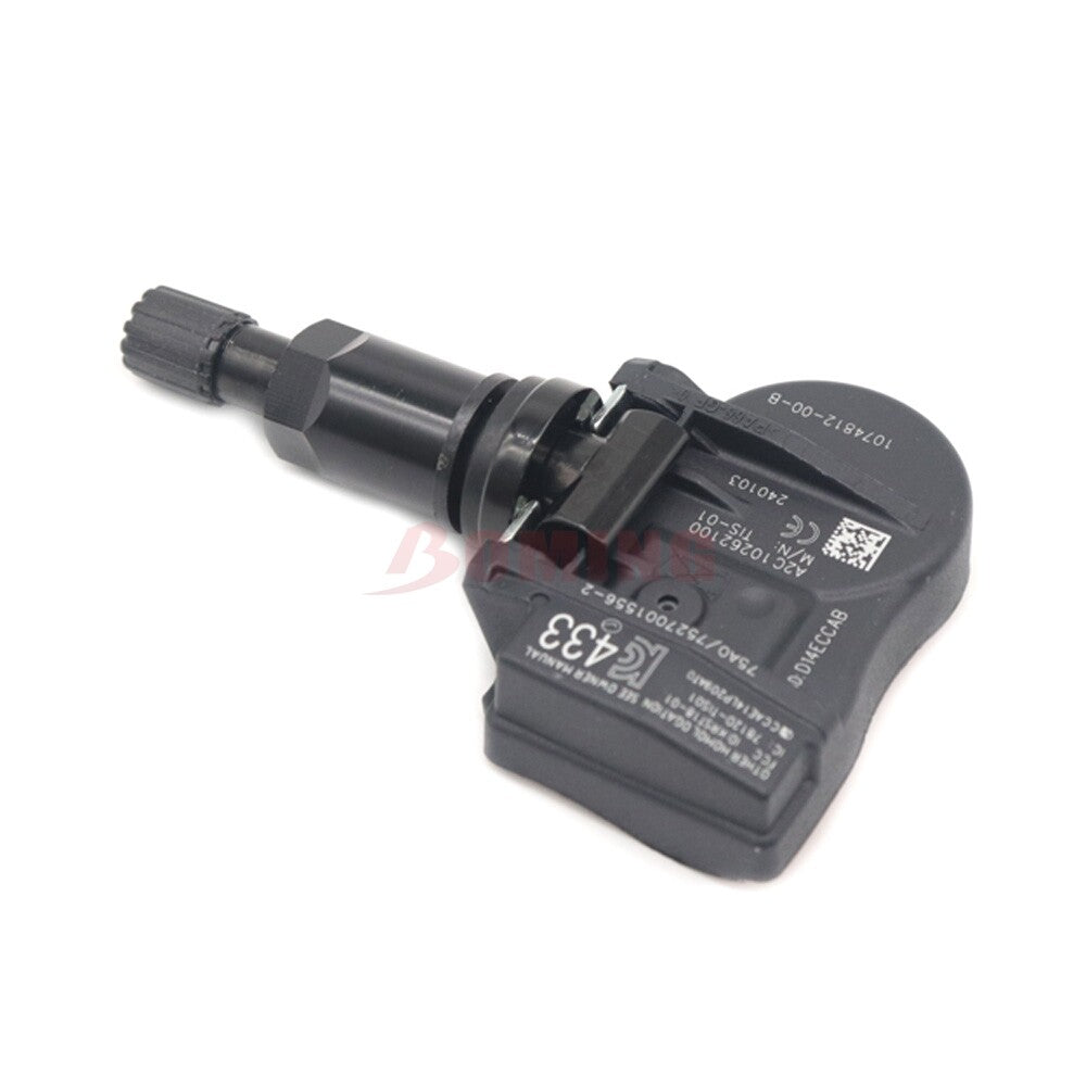 4 new TPMS (Tire Pressure Sensor) Units 103460200A for Tesla Model 3 SX, 433MHz.