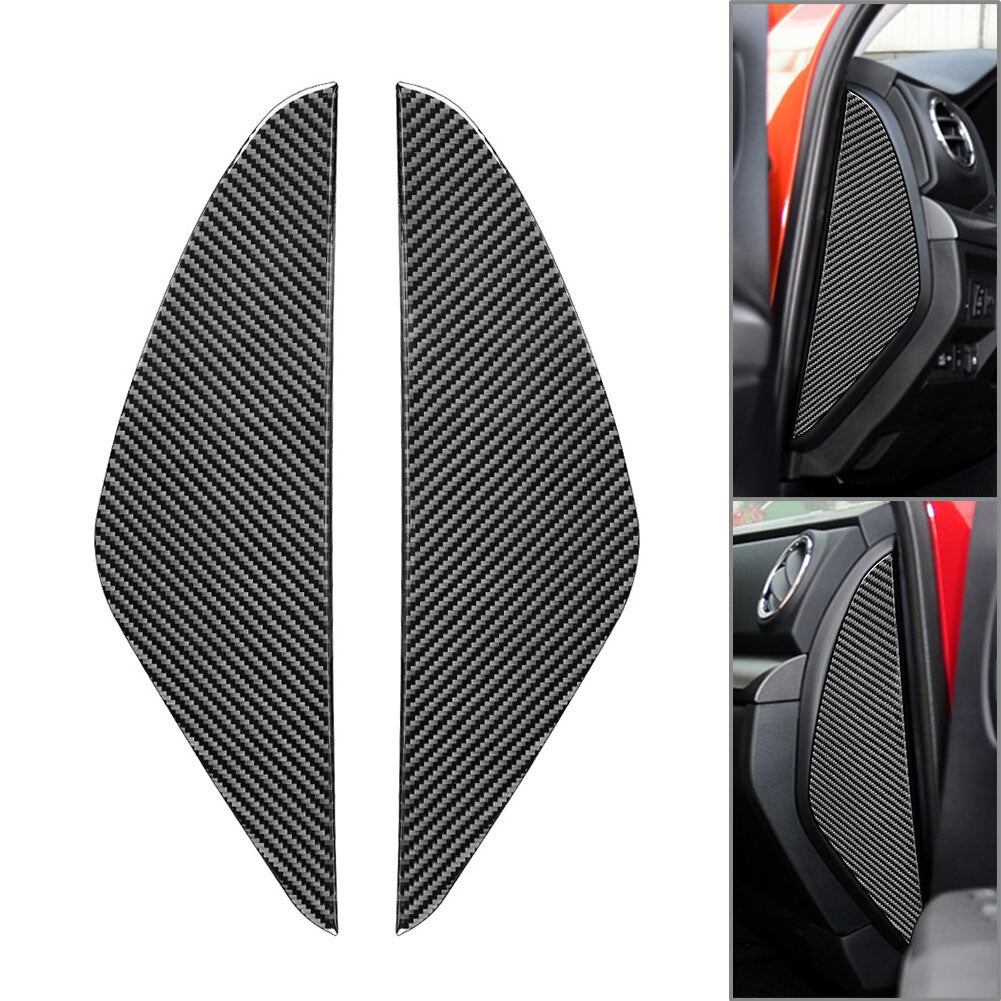2¢ªT¨¹r-Antikollisions-Kissenbezug f¨¹r for Toyota Tundra 2014¨C21, Kohlefaser, schwarz