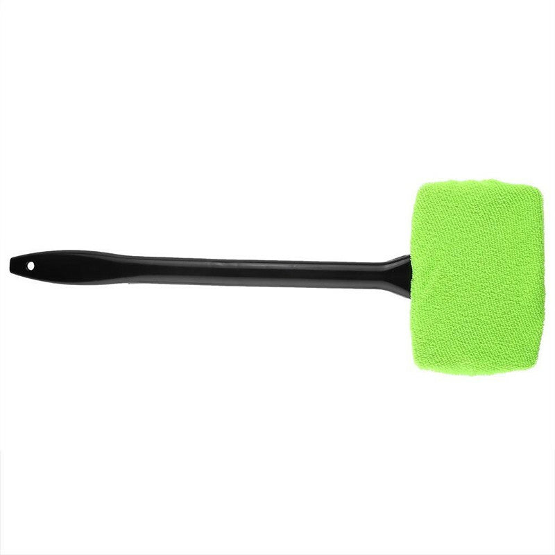 Window Cleaner Windshield Fast Easy Shine Brush Green Washable Car Cleaning TooL