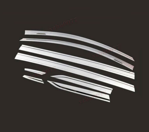 For 2021-2023 for Toyota for Sienna Chrome Car Window Visor Vent Shade Sun Rain Guard 8X