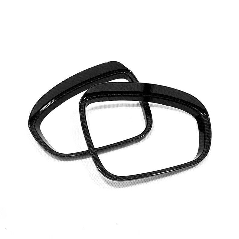 for Hyundai Kona 2018-2022 Carbon Fiber Rearview Mirror Rain Guard Eyebrow cover