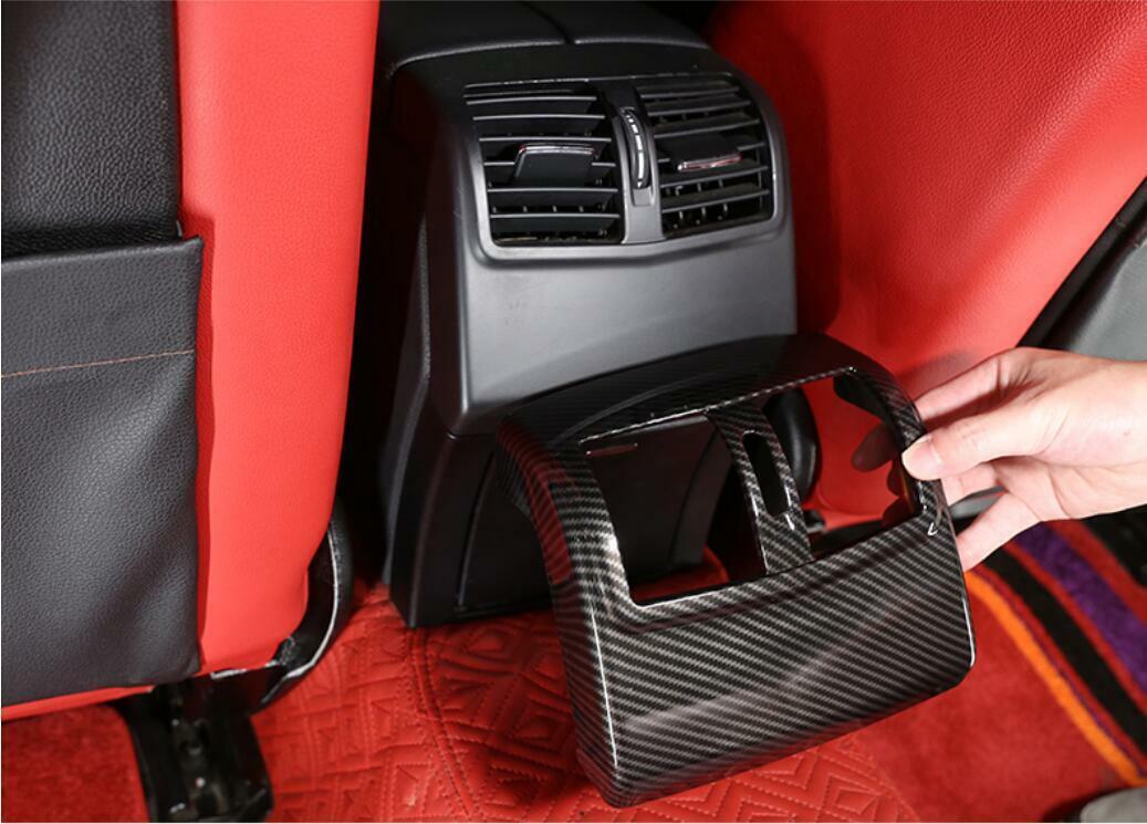 Carbon Fiber ABS Rear Air Vent Outlet Trim for Mercedes Benz E Class 12-15 W212