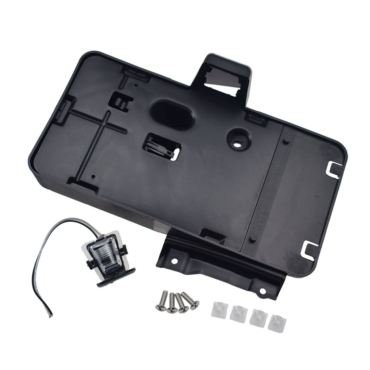 For 2007-17 for Jeep for Wrangler JK Rear License Plate Mounting Holder Bracket Light