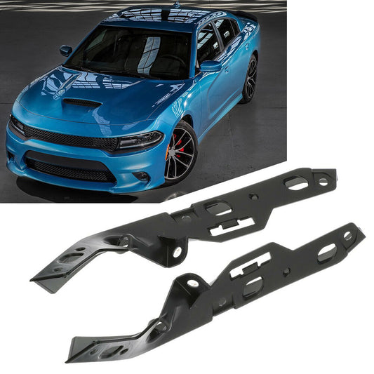 2x Front Bumper Mount Retainer Support Bracket for Dodge Charger 2015-2021