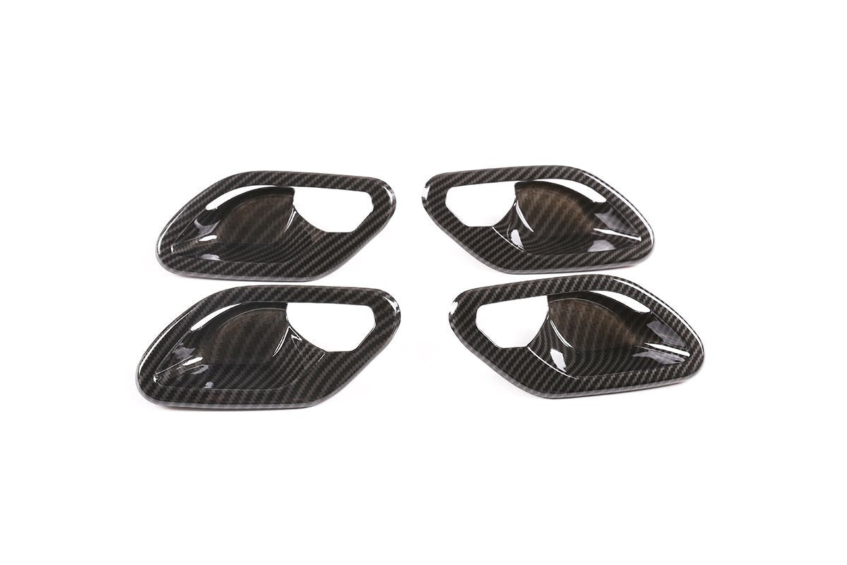 for BMW 5 Series E39 1996-2003 Carbon Fiber ABS Interior Door Handle Bowl Cover