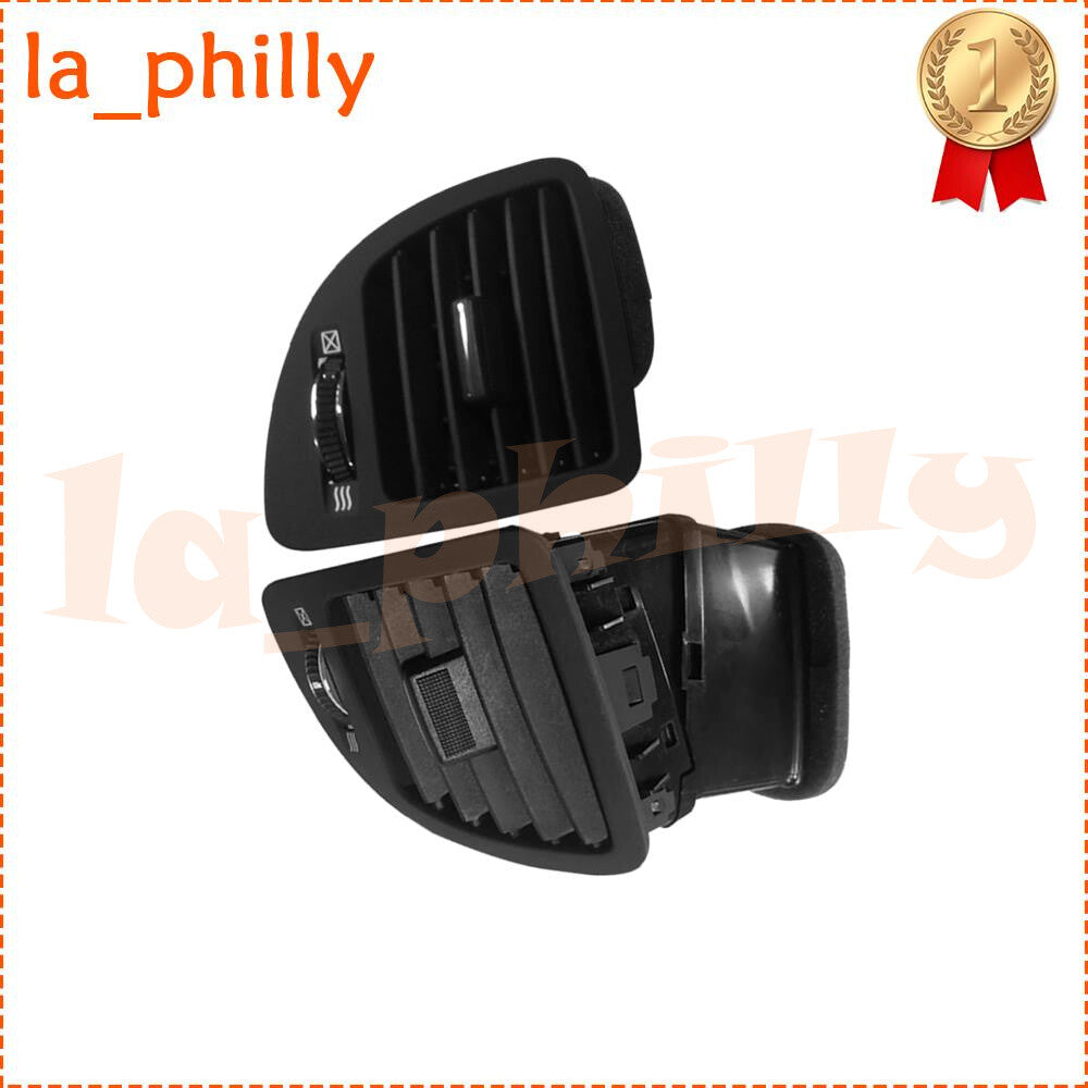 2x Left Right Side A/C Air Outlet Vent Duct Black Fit For Sportage 2005-10