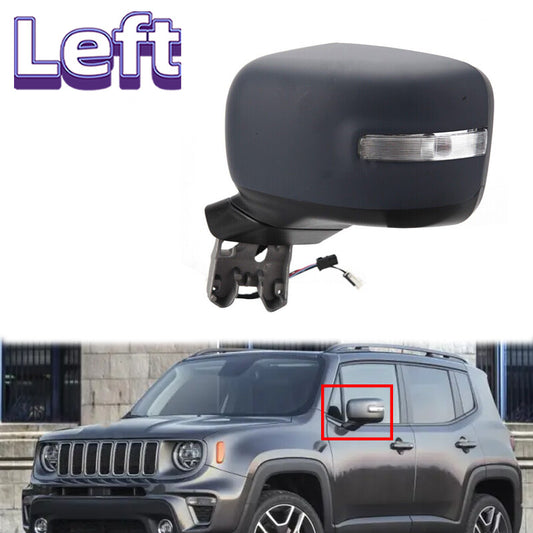 1 Pcs Power Mirror Left Side No Heated Signal Lamp for Jeep Renegade 2015-2018