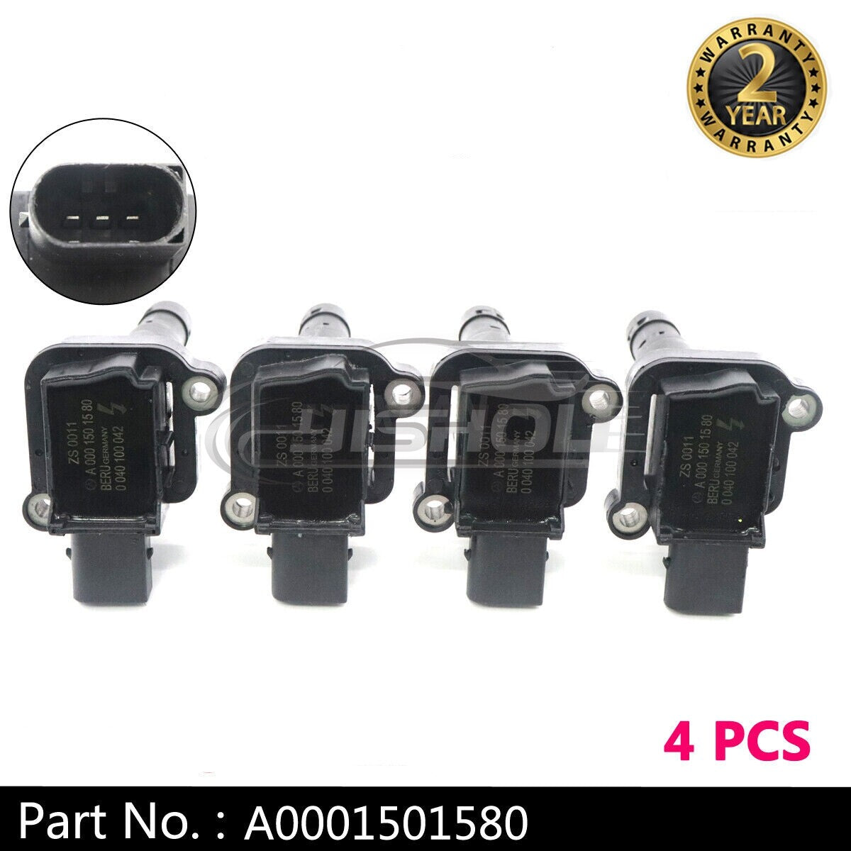 A0001501580 ignition coils for Mercedes-Benz W203 Kompressor 2003-2005 1.8L