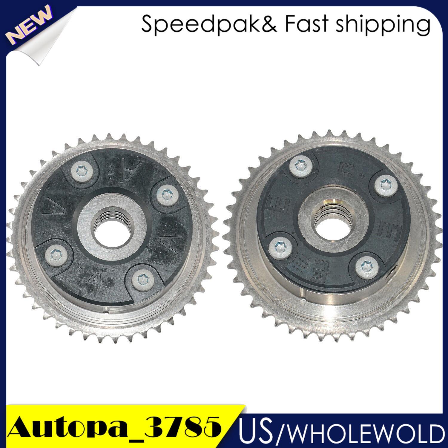 2Pcs Camshaft Adjuster 2710500900 2710500800 for Mercedes-Benz C230 Coupe/Sedan