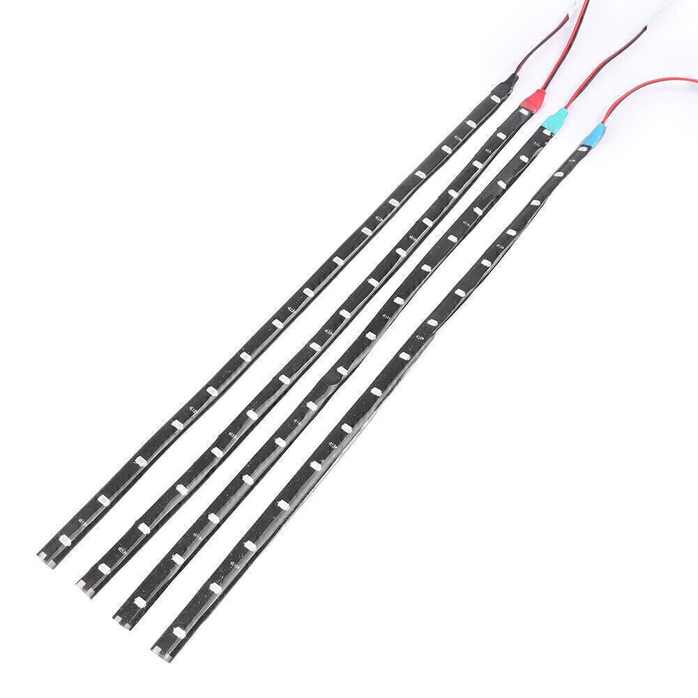 1pcs 30cm/11.81  LED Car Flexible Light Strip for Car Trucks Motor Grill 12V
