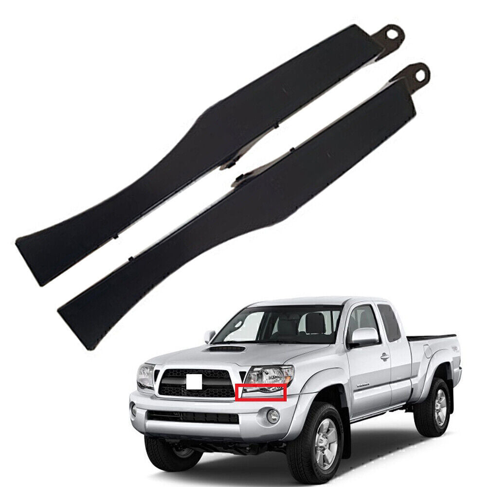 Fit 2005-2011 for Toyota TACOMA Front Bumper Headlight Filler Trim Panel Set LH  RH