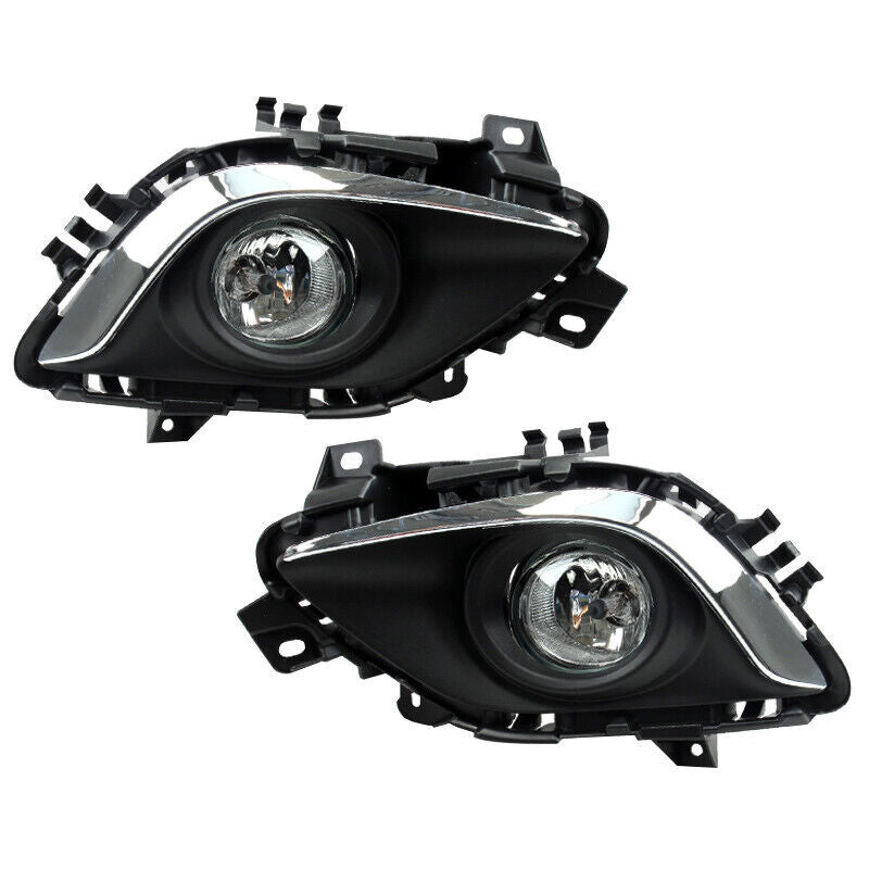 Set LED Daytime Running Lights Fog Lamps Bezel Wiring for Mazda 6 2014-2016