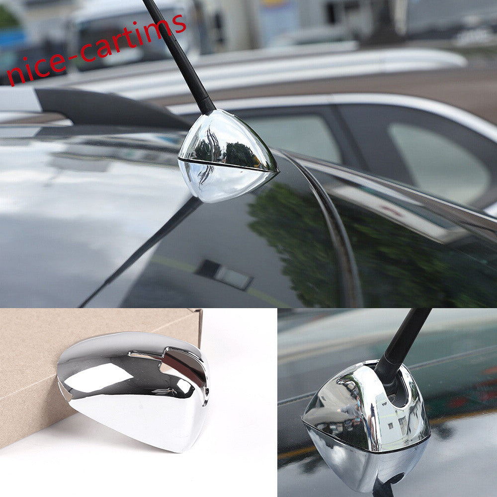 Chrome ABS Car AM/FM Radio Antenna Base Trim for Ford Ranger 2015-21 Accessories