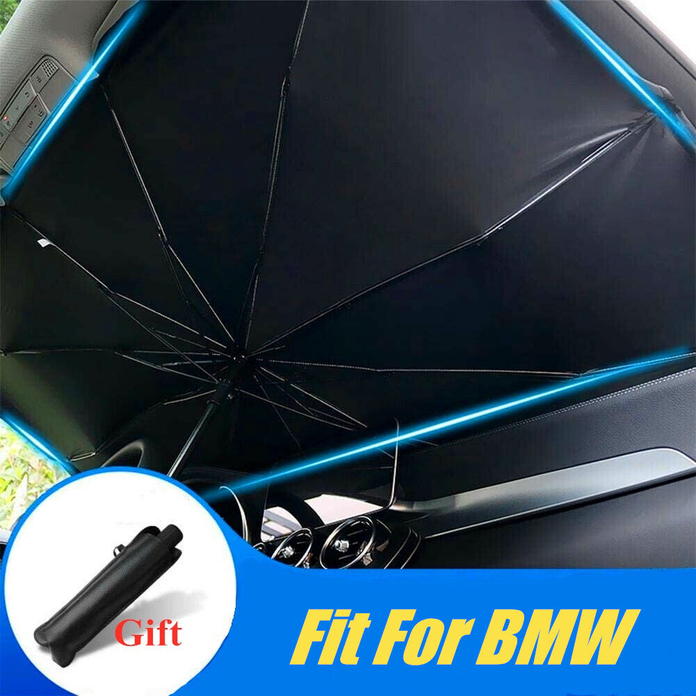 for BMW Car Large Windshield Sun Shade Umbrella Foldable UV Heat Block Screen