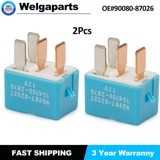 2X Fog Lights 4Pin Relay Module Unit for Toyota 4Runner for Lexus for Scion 90080-87026