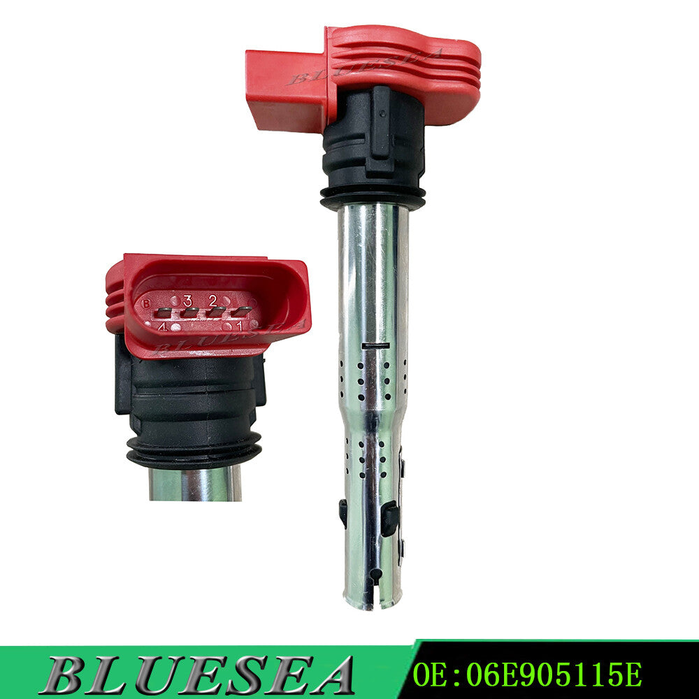 06E905115E Set of 4 Ignition Coil Pack for Audi R8 for A4 for A5 for VW for Golf GTI 2.0T FSI