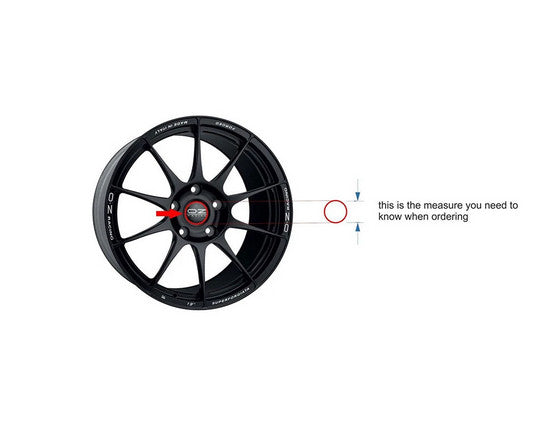 4-pack of 50mm for Alfa Romeo green edge stickers, wheel center stickers, badges