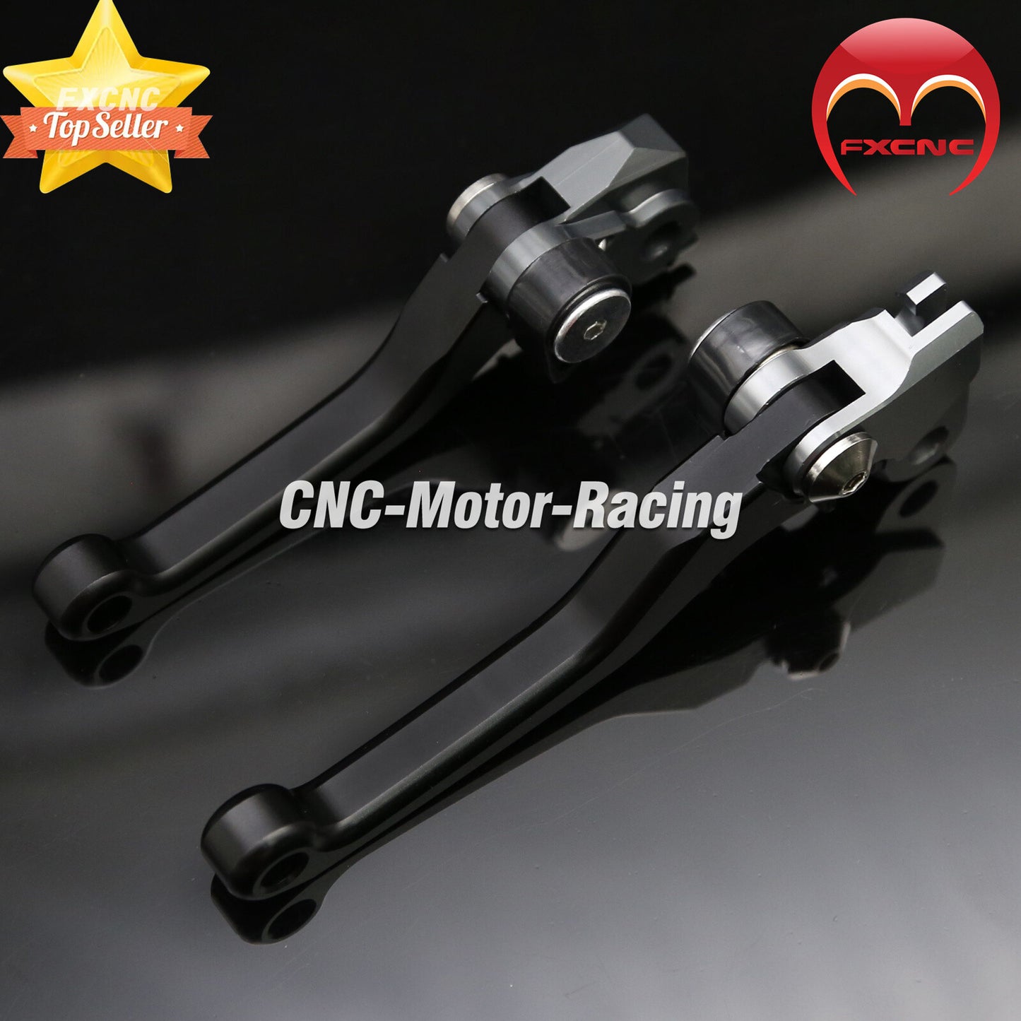 Motocross Dirt Bike Brake Clutch Lever for Kawasaki KLX450R 2008 - 2014/2015 Black