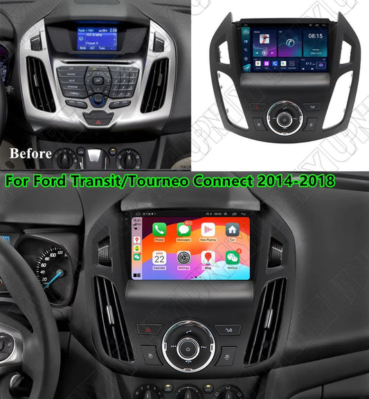 9 Android 14.0 Stereo Radio GPS Player 2+32GB for Ford Transit Connect 2014-18