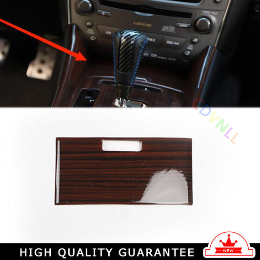Console Storage Box Cover Trim Panel Interior Fit for Lexus IS 2006-11 Red Wood