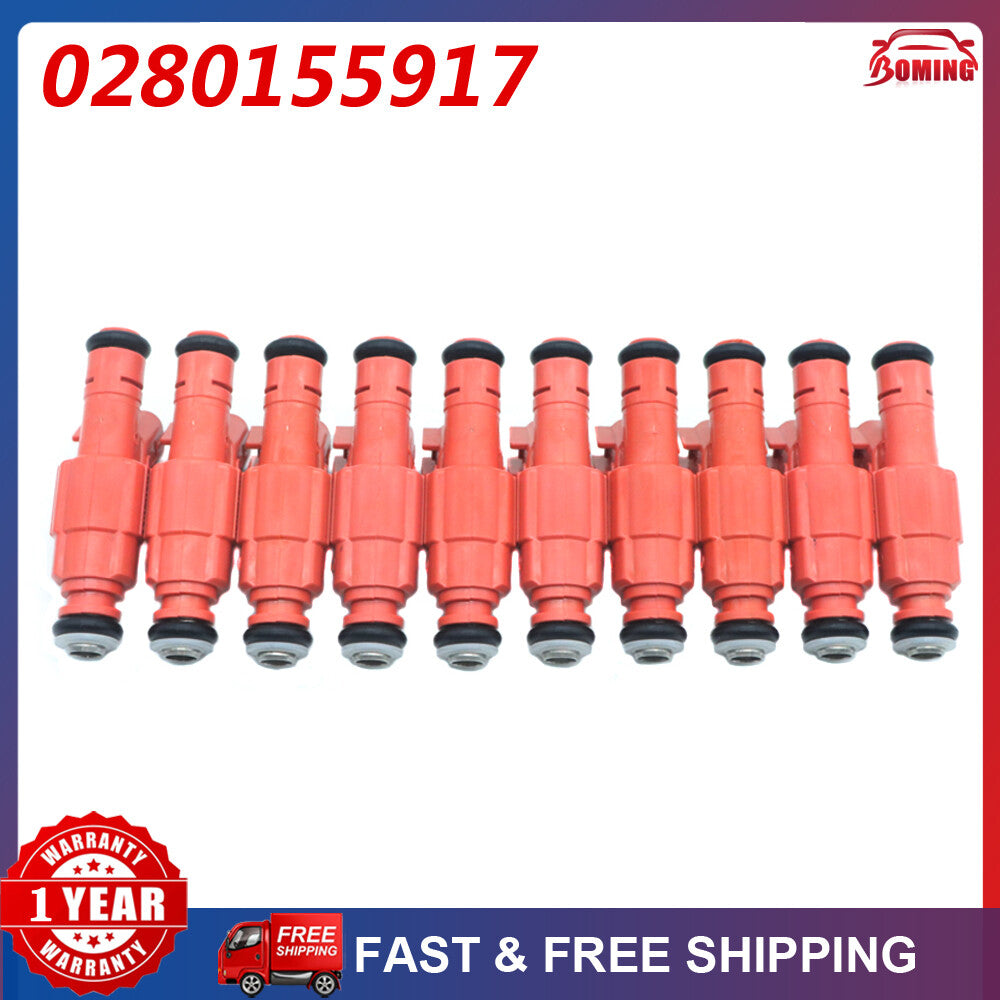 Set 10pcs Fuel Injectors for Ford Excursion F150 F250 F350 F450 F550 0280155917
