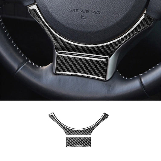 Carbon Fiber Interior Steering Wheel Lower Cover Trim for Lexus CT200h 2011-2017