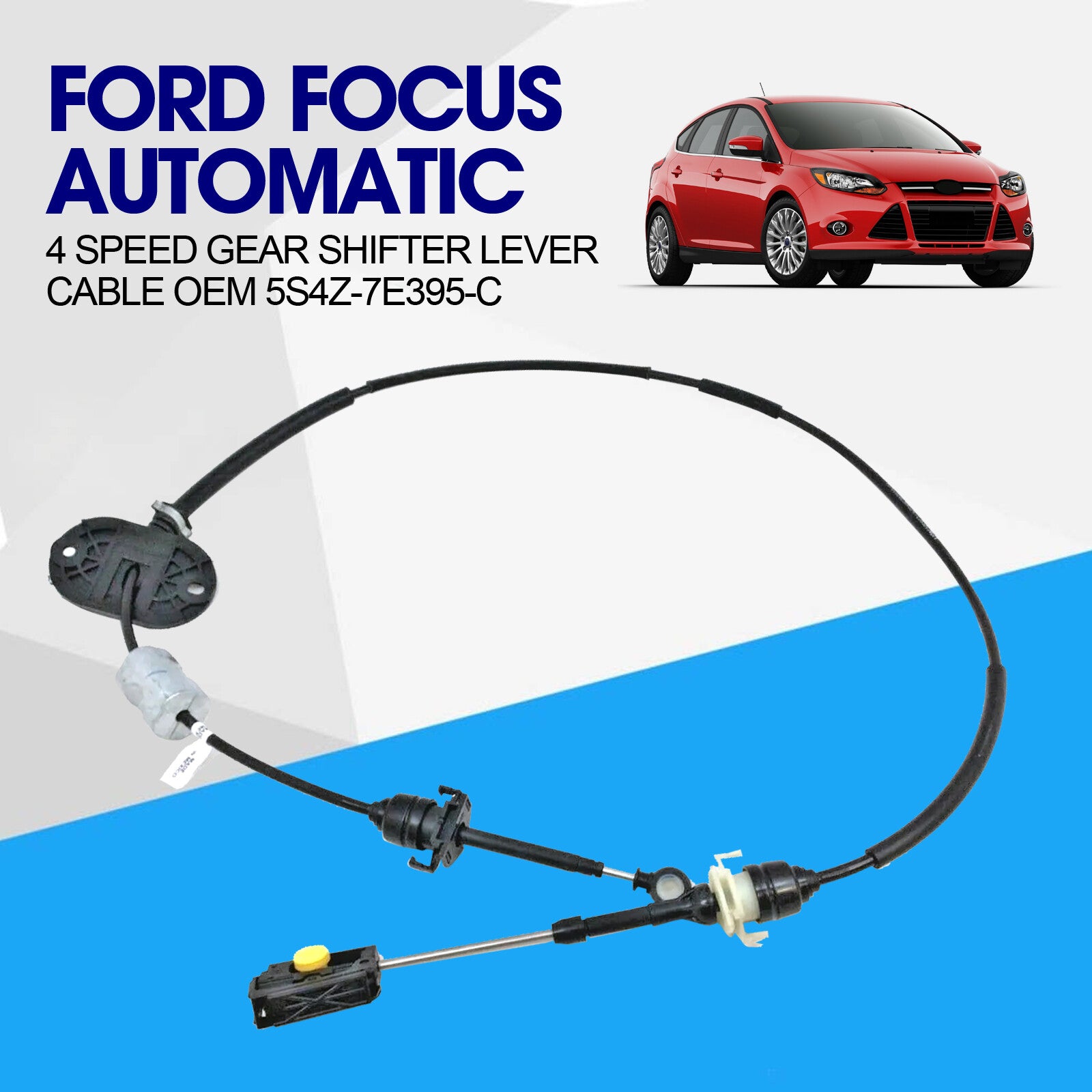 fit 2005-2007 for Ford Focus 4 Speed Gear Automatic Transmission Shifter Lever Cable
