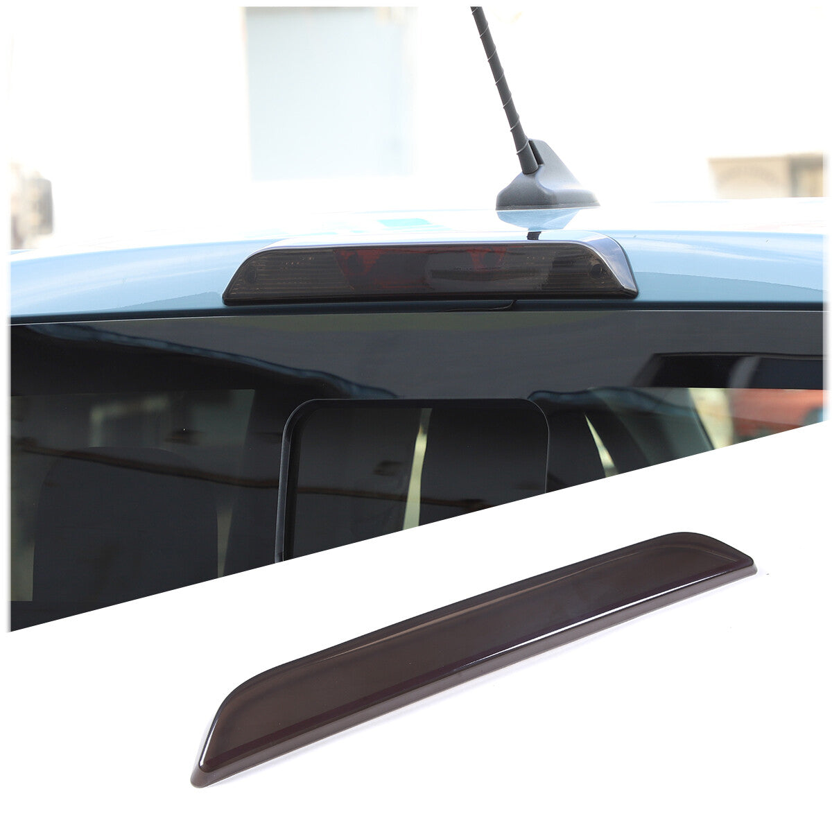Red carbon fiber headlight switch frame trim for Corvette C7 2014-2019