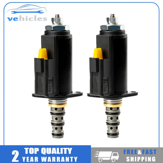 2XSolenoid Valve 24V 111-9916 1119916 KDRDE5K/31/40E30 For CAT E200B E320D E320C