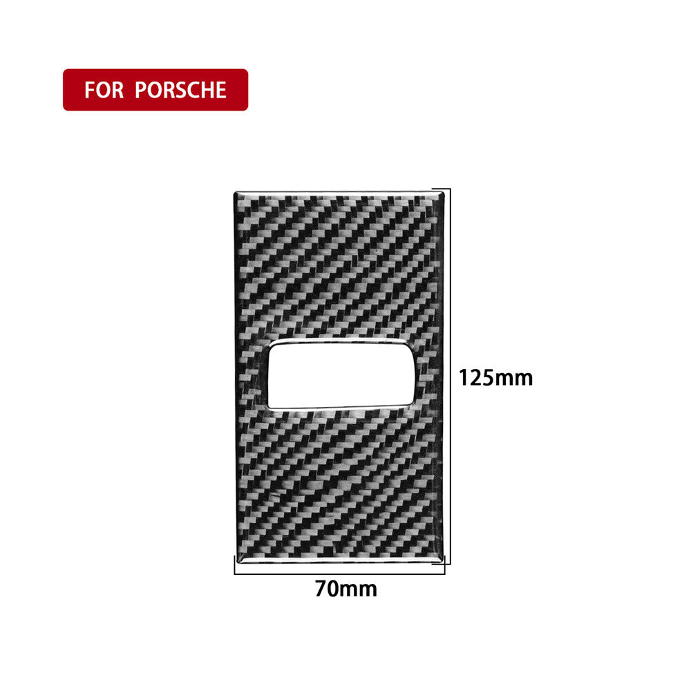 Rear for Seat Adjustment Switch Button Trim for Porsche for Panamera 2010-16Carbon Fiber