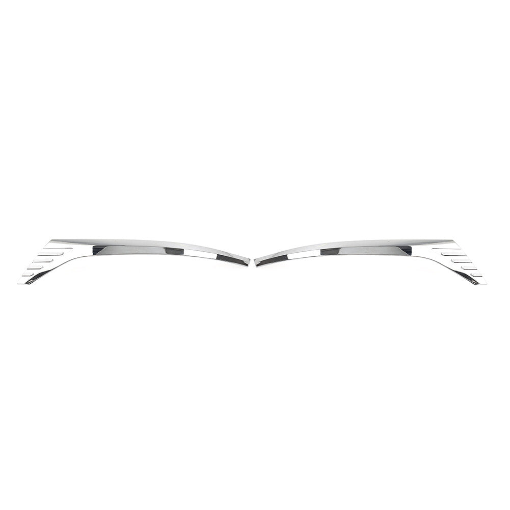 Car Headlight Lamp Light Trim ABS Chrome Fit for Toyota Voxy R80 2018 2019 2020 Pair