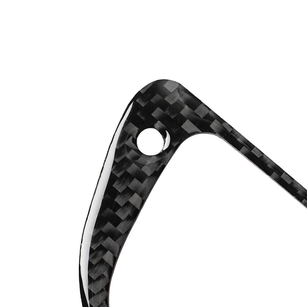 for Audi Q7 2016-2019 Carbon Fiber Center Control Switch Button Frame Trim Cover
