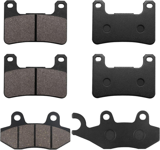 Front Rear Semi-Metallic Brake Pads for Kawasaki ZX1002 H2 SX SE 2018 2019