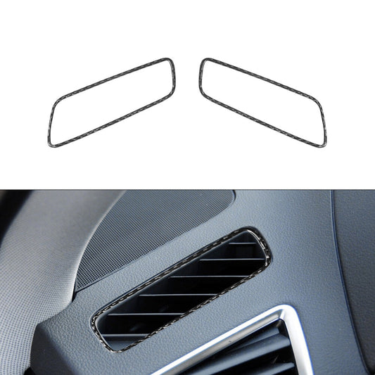 2X Carbon Fiber Defroster Vent Trim Panel for Audi Q5 2009-2017