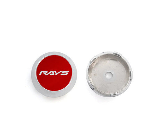 4x60mm Volk Rays Chrome Alloy Badge Wheel Center Hub Cap Edge Cap Decal Badge