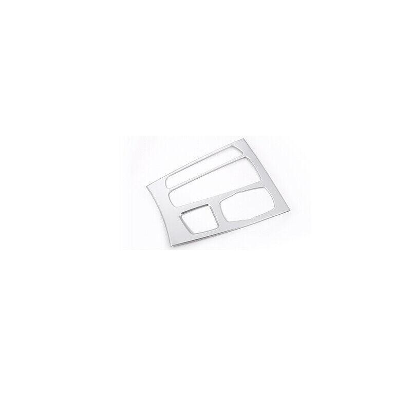 Central Console Gear Shift Cover Trim for BMW X5 X6 F15 F16 2014-2018 ABS Silver