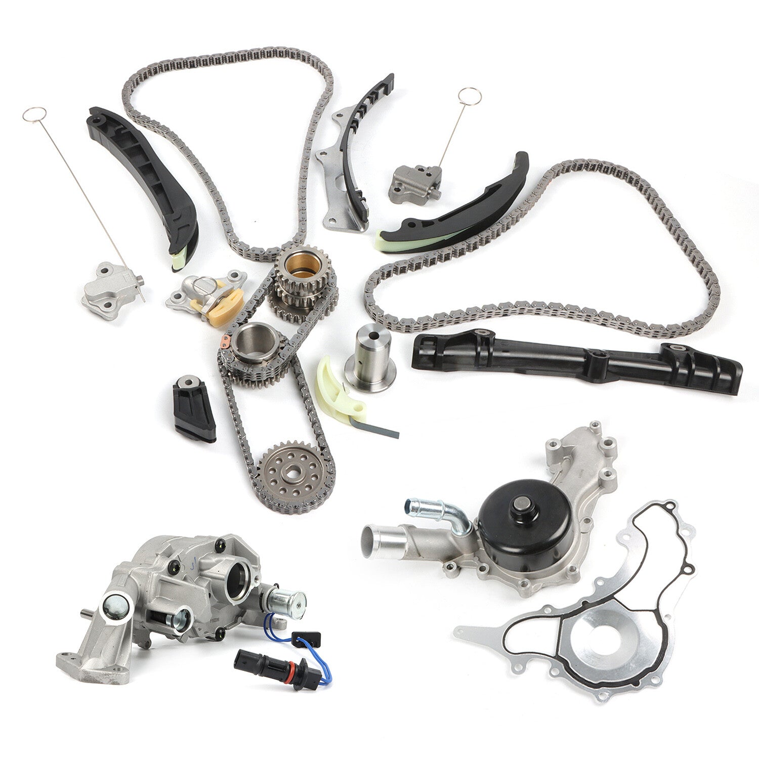 Timing Chain Kit Water Pump Oil Pump Fits 11-15 for Dodge for Challenger Charger 3.6L US